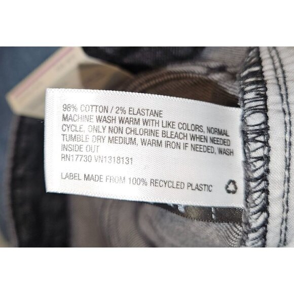 Universal Thread Black Jeans Women Sz 26 High Rise Straight Vintage Stretch NEW - Picture 10 of 12